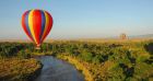 Hot Air Balloon Safari during a 3 Days Masai Mara Safari Tour.